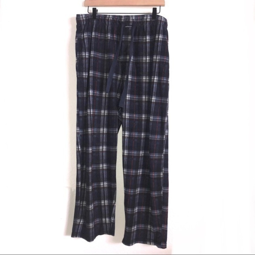 BLUE PLAID VAN HEUSEN PAJAMA PANTS